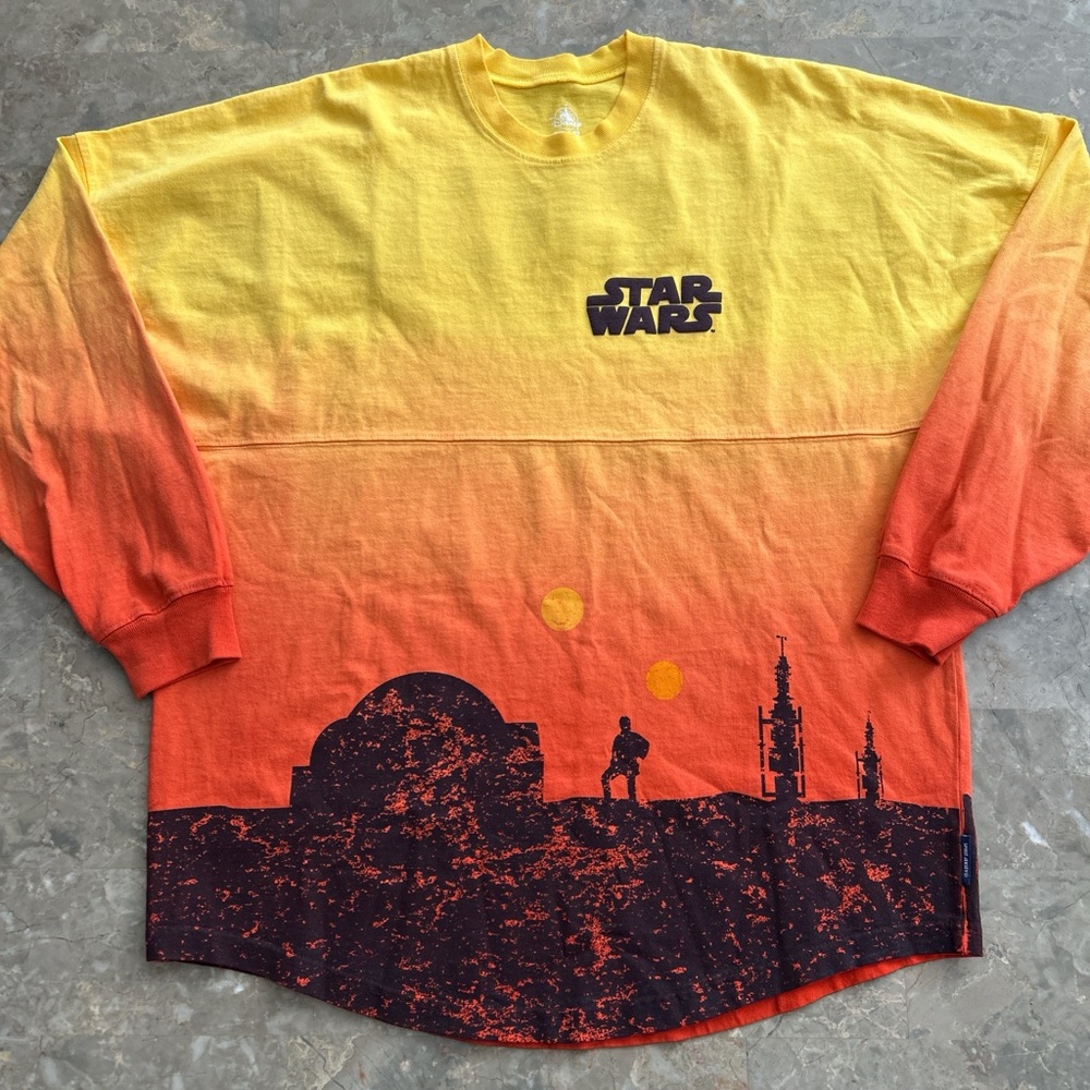 Star Wars Spirit Jersey Tatooine Sunset Graphic Size S 24x28